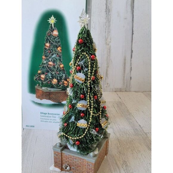 Dept 56 52850 Celebration Tree 2000 AS IS village accessory xmas - Picture 5 of 7